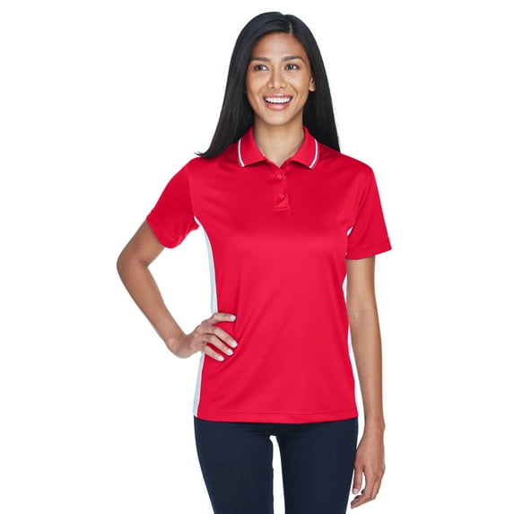 UltraClub Ladies' Cool & Dry Sport Two-Tone Polo - 8406L