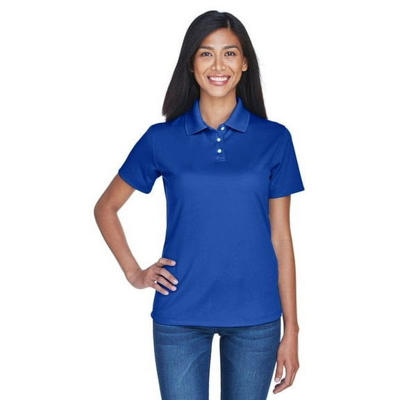 UltraClub Ladies' Cool & Dry Stain-Release Performance Polo XS COBALT