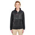 thumbnail image 1 of UltraClub Ladies' Fleece Jacket with Quilted Yoke Overlay, 1 of 2