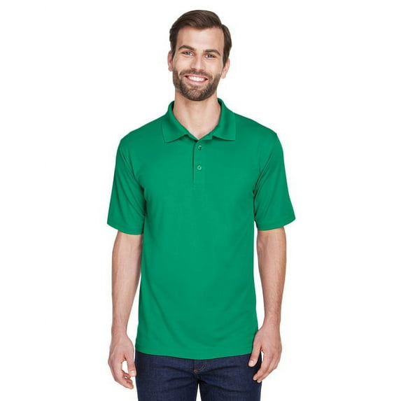 UltraClub Men's Cool & Dry Mesh Piqué Polo XL KELLY