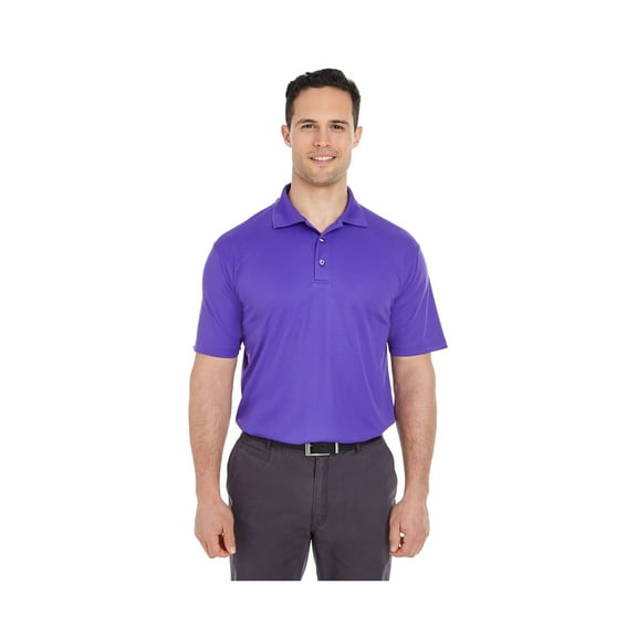 UltraClub Men's Cool & Dry Mesh Pique Polo Shirt, Style 8210