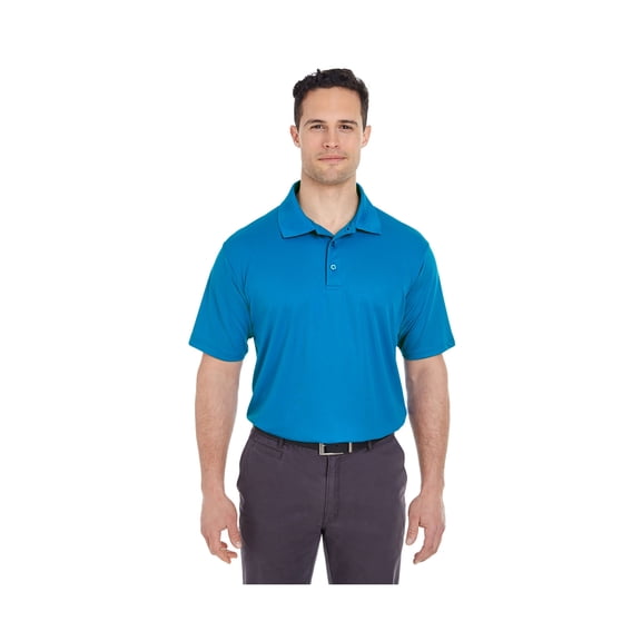 UltraClub Men's Cool & Dry Mesh Pique Polo Shirt, Style 8210