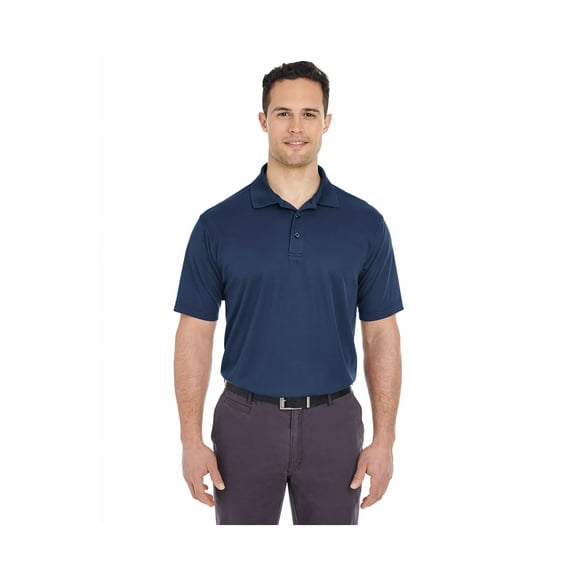 UltraClub Men's Cool & Dry Mesh Pique Polo Shirt, Style 8210