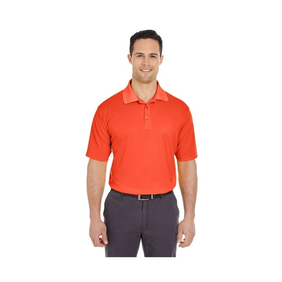 UltraClub Men's Cool & Dry Mesh Pique Polo Shirt, Style 8210