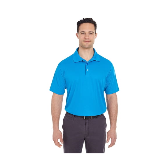UltraClub Men's Cool & Dry Mesh Pique Polo Shirt, Style 8210