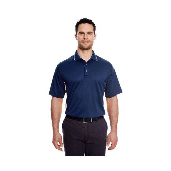UltraClub Men's Cool & Dry Sport 2-Tone Polo Shirt, Style 8406