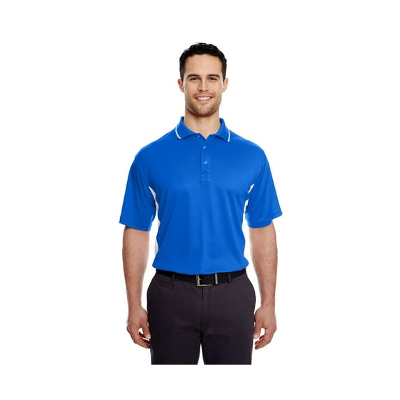 UltraClub Men's Cool & Dry Sport 2-Tone Polo Shirt, Style 8406