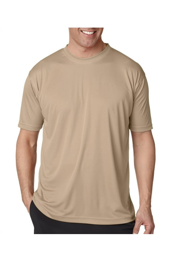 Men's Cool & Dry Sport Performance Interlock T-Shirt L SAND