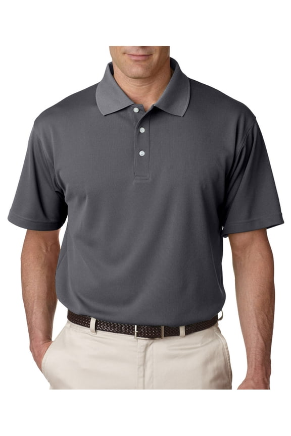 Men's Cool & Dry Stain-Release Performance Polo 2XL CHARCOAL