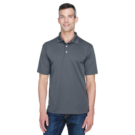 UltraClub Men's Cool & Dry Stain-Release Performance Polo - 8445