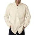 thumbnail image 1 of UltraClub Men's Cypress Long-Sleeve Twill with Pocket - 8960C, 1 of 3