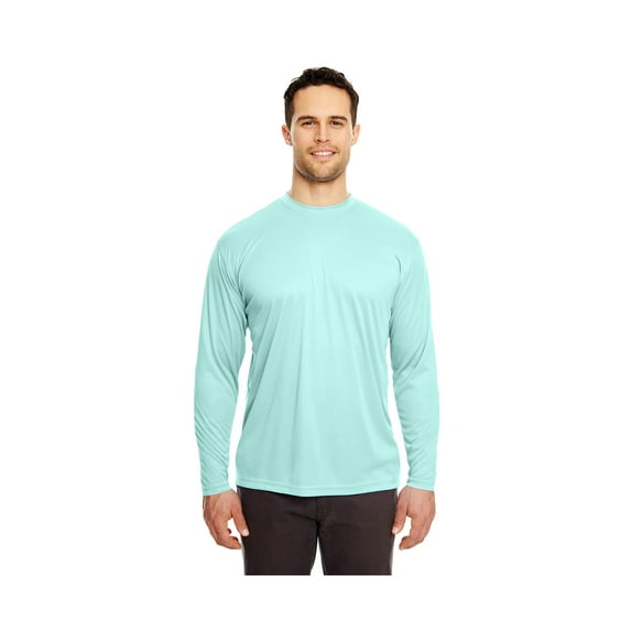 UltraClub Men's Sport Long-Sleeve Performance Tee, Style 8422