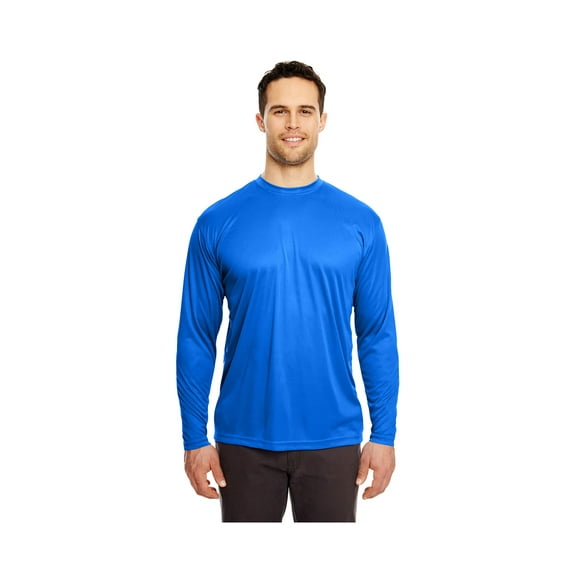 UltraClub Men's Sport Long-Sleeve Performance Tee, Style 8422