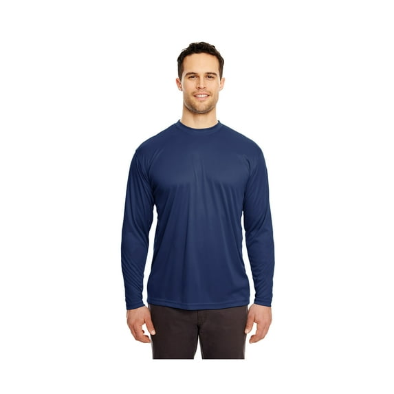 UltraClub Men's Sport Long-Sleeve Performance Tee, Style 8422