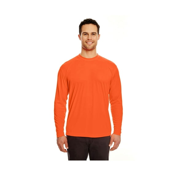 UltraClub Men's Sport Long-Sleeve Performance Tee, Style 8422