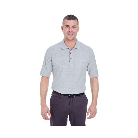 UltraClub Men's Whisper Pique Polo Shirt, Style 8540