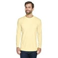 thumbnail image 1 of UltraClub Mens Cool & Dry Sport Long-Sleeve Perf Interlock Tee (8422) Butter 4XL, 1 of 3