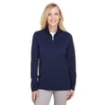 thumbnail image 1 of UltraClub UC792W Ladies' Coastal Pique Fleece Quarter-Zip, 1 of 3