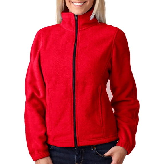 UltraClub Uc Lad Icbrg Flc Full Zip Jckt