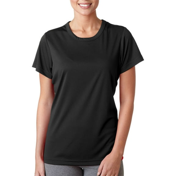 UltraClub Uc Lad Perf Interlock Crew Tee