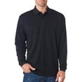 thumbnail image 1 of UltraClub Uc Mens L/S Mesh Pique Polo, 1 of 1