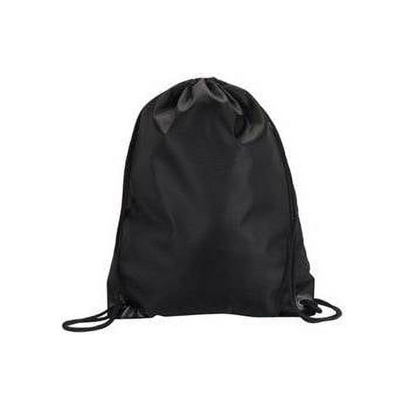 UltraClub Value Drawstring Pack - Black