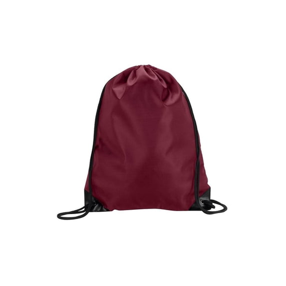 UltraClub Value Drawstring Pack - Maroon