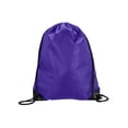 thumbnail image 1 of UltraClub Value Drawstring Pack - Purple, 1 of 1