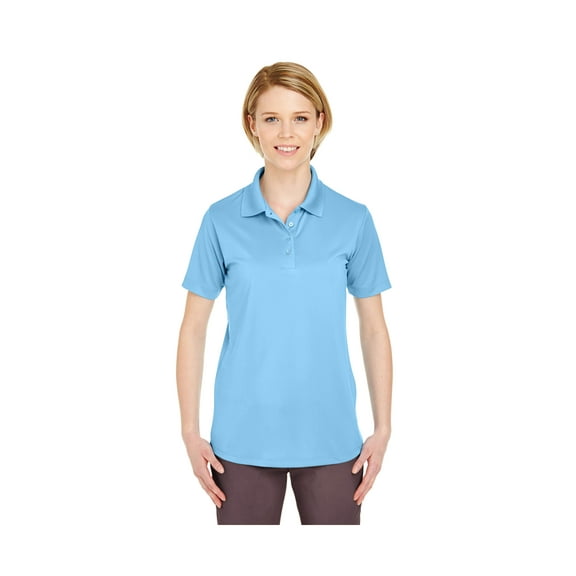 UltraClub Women's 8 Star Elite Interlock Polo Shirt, Style 8610L