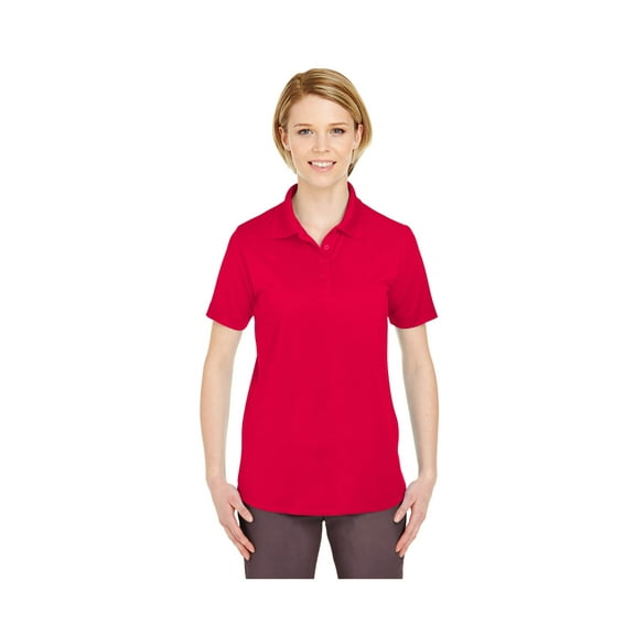 UltraClub Women's 8 Star Elite Interlock Polo Shirt, Style 8610L