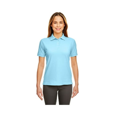 UltraClub Women's Classic Pique Polo Shirt, Style 8530