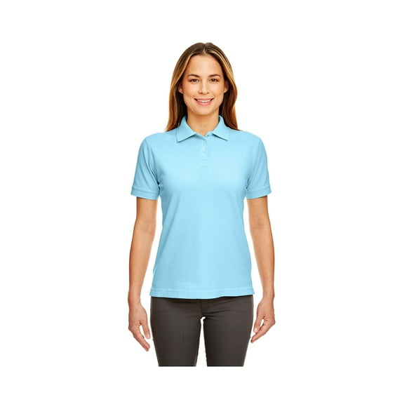 UltraClub Women's Classic Pique Polo Shirt, Style 8530