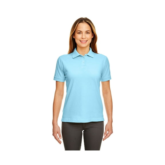 UltraClub Women's Classic Pique Polo Shirt, Style 8530