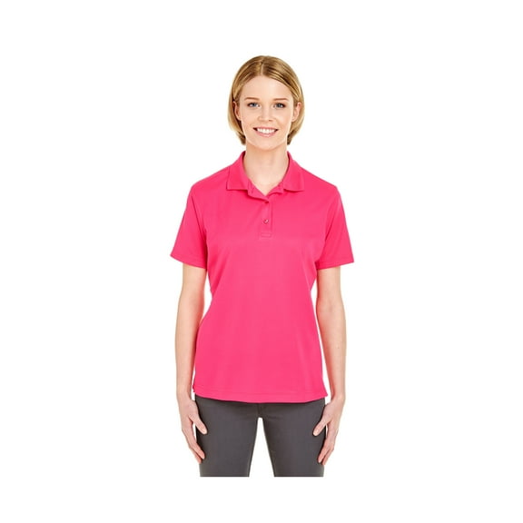UltraClub Women's Cool & Dry Mesh Pique Polo Shirt, Style 8210L
