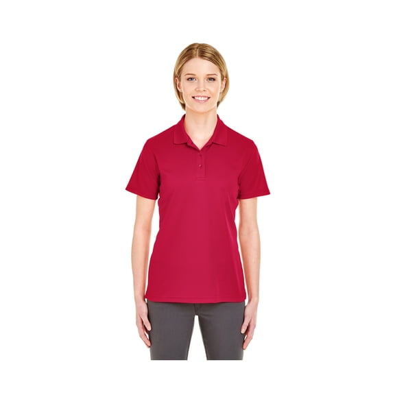 UltraClub Women's Cool & Dry Mesh Pique Polo Shirt, Style 8210L