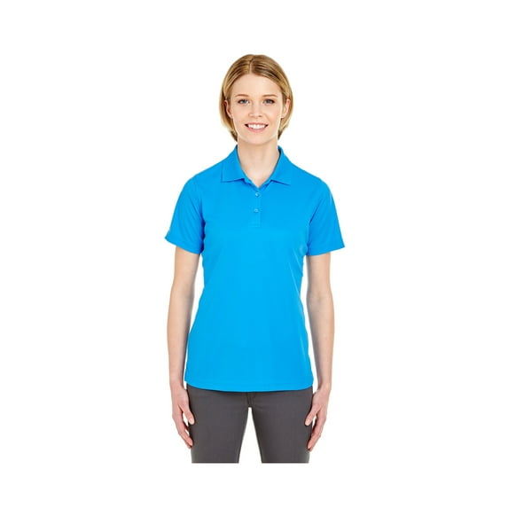 UltraClub Women's Cool & Dry Mesh Pique Polo Shirt, Style 8210L