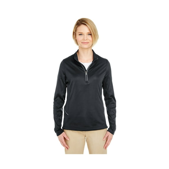 UltraClub Women's Cool & Dry Sport 1/4-Zip Pullover, Style 8230L