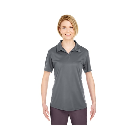 UltraClub Women's Cool & Dry Sport Interlock Polo Shirt, Style 8425L