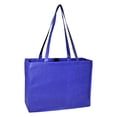 thumbnail image 1 of Liberty Bags - Non-Woven Deluxe Junior Tote - A134 - Royal - Size: One Size, 1 of 3