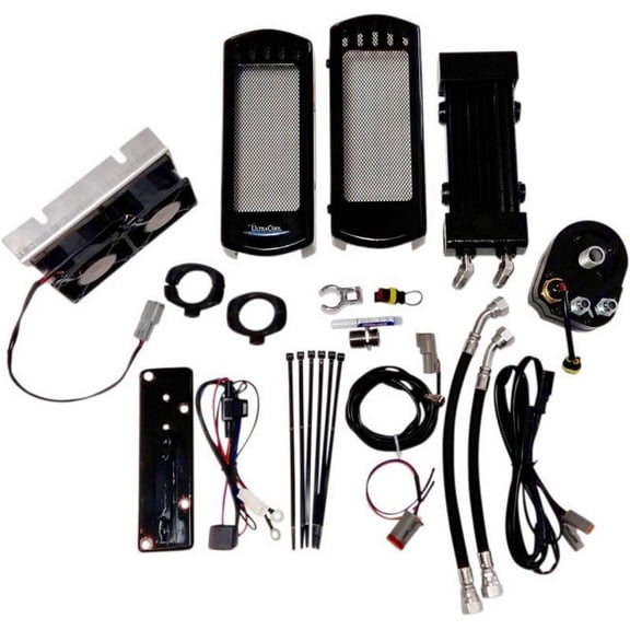 UltraCool SMT-1G Frame Mounted Oil Cooler Kit - Gloss Black