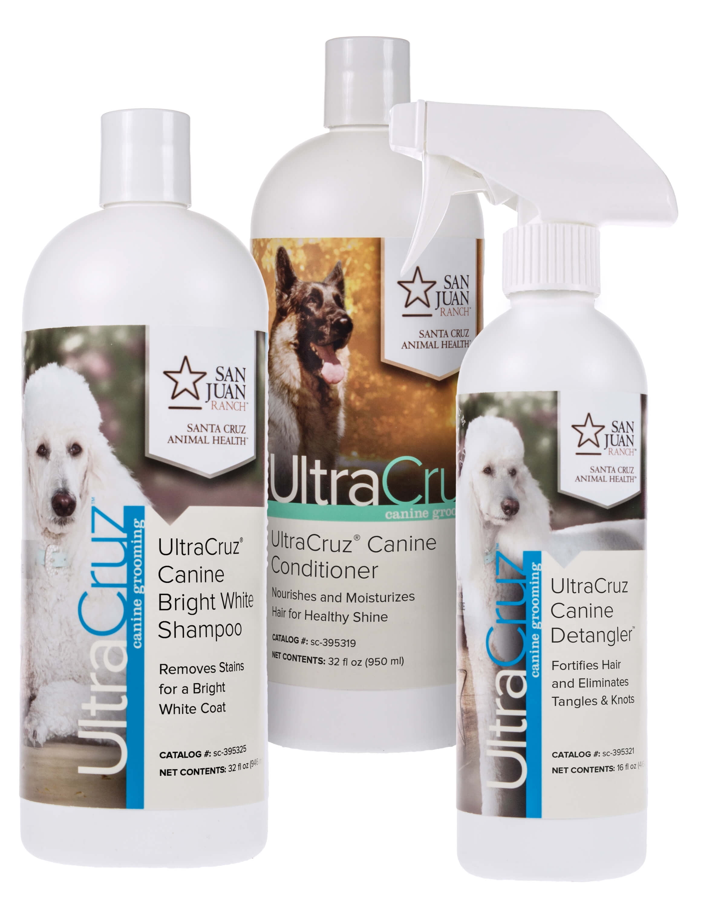 UltraCruz Canine Bright White Dog Shampoo & Conditioner Bundle, 32 oz