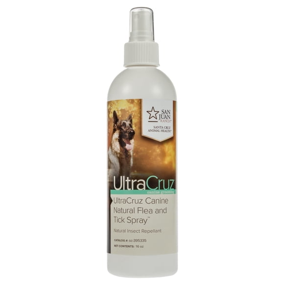 UltraCruz Canine Natural Flea and Tick Spray, 16 oz