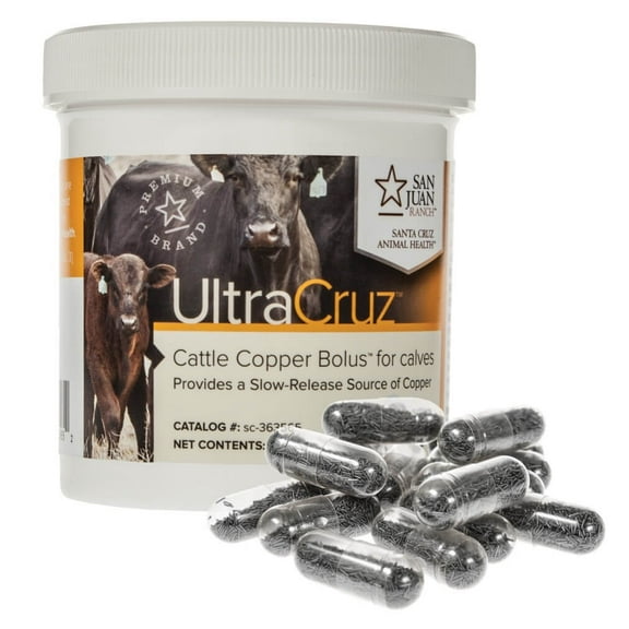UltraCruz® Cattle Copper Bolus for calves, 25 x 12.5 g