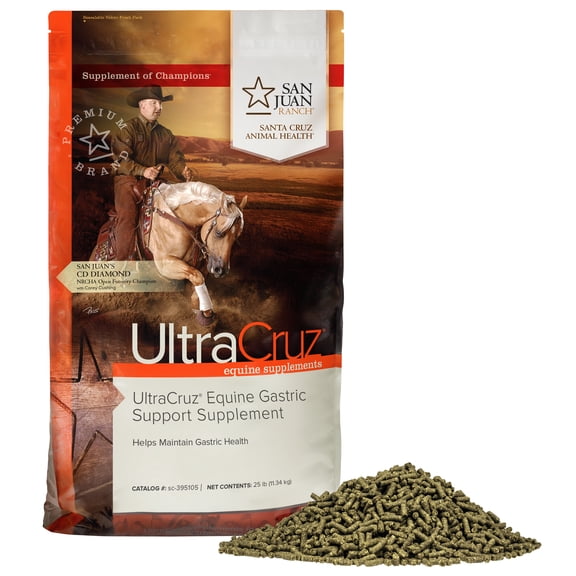 UltraCruz Equine Gastric Support Supplement, 25 lb