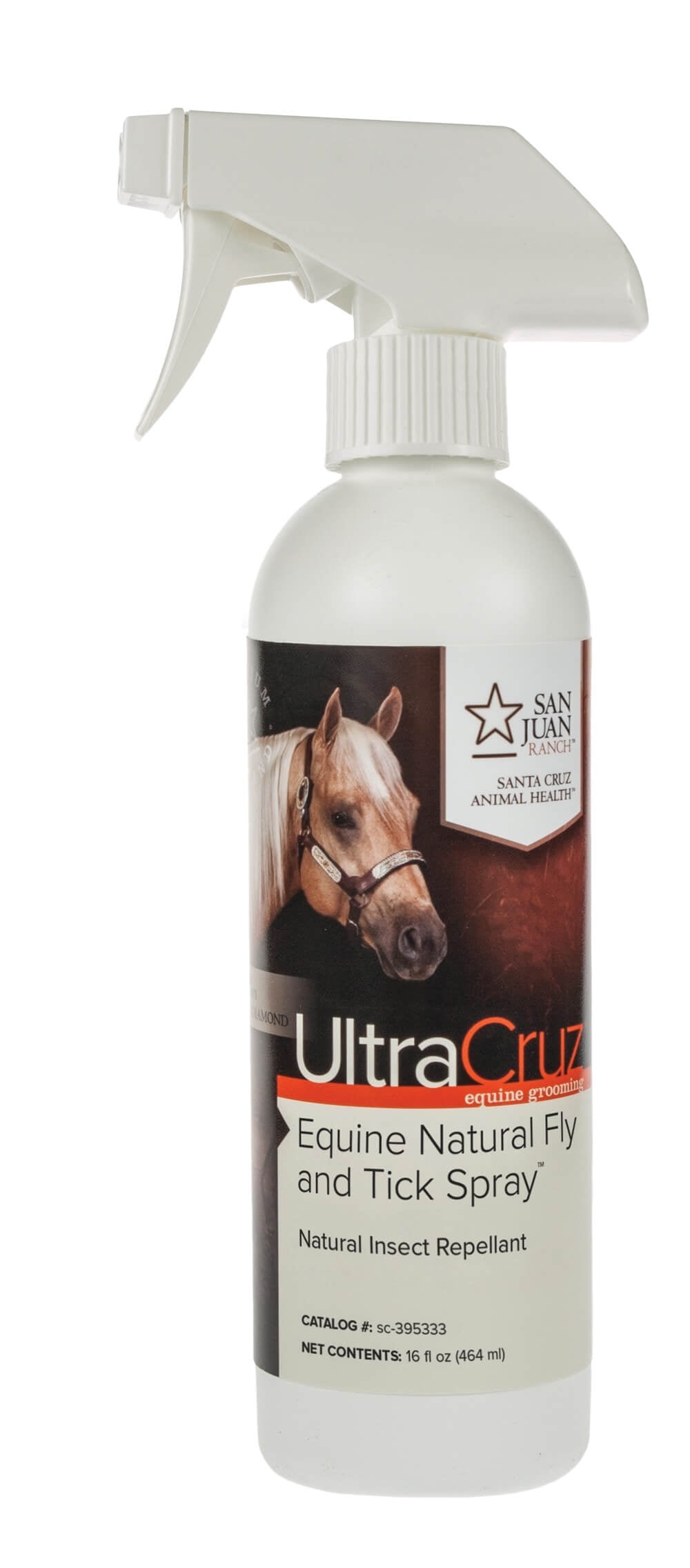 UltraCruz Equine Natural Fly and Tick Spray, 16 oz