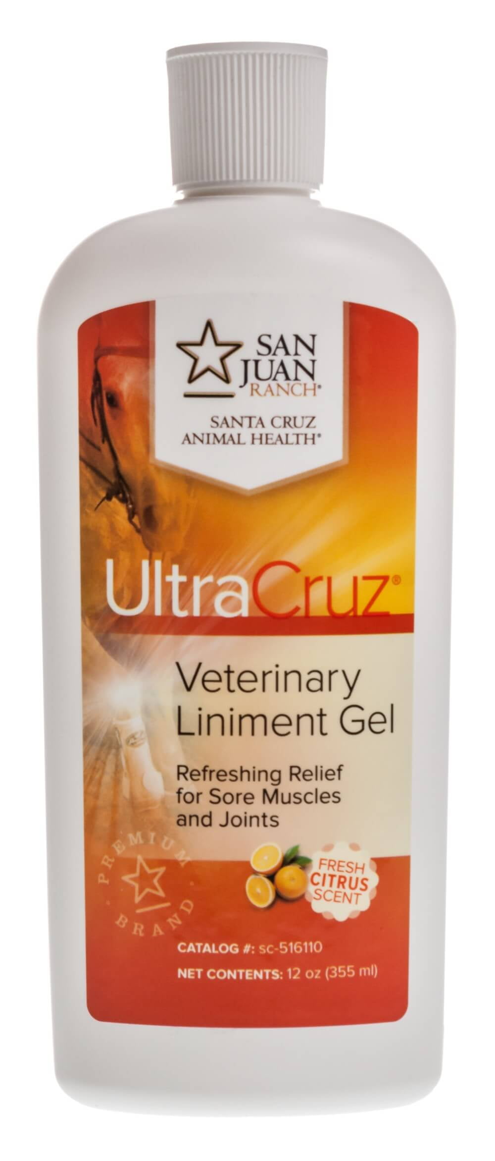 UltraCruz Horse Veterinary Liniment Gel, 12 oz.