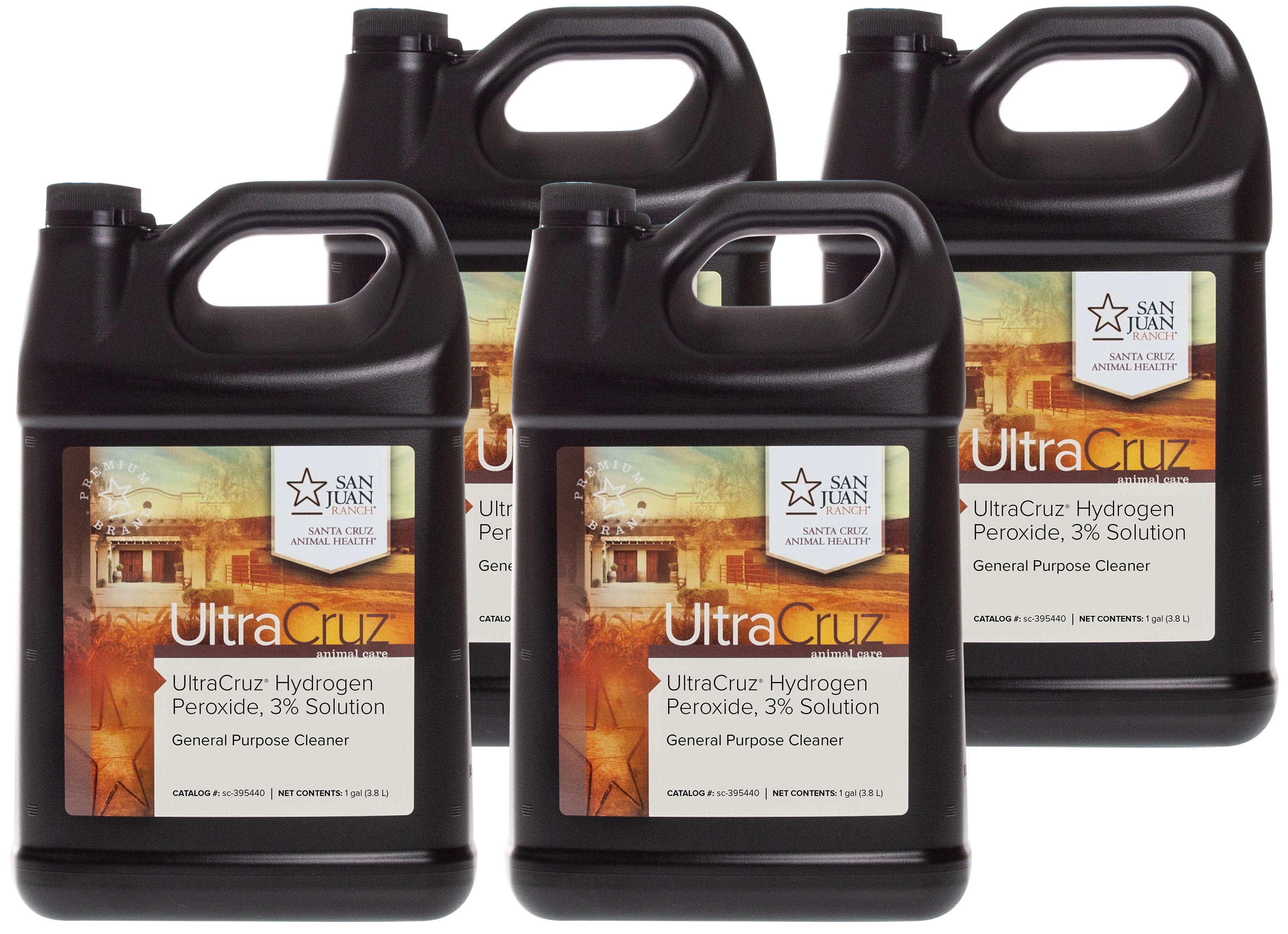 UltraCruz Hydrogen Peroxide, 3%, 4 x 1 Gallon
