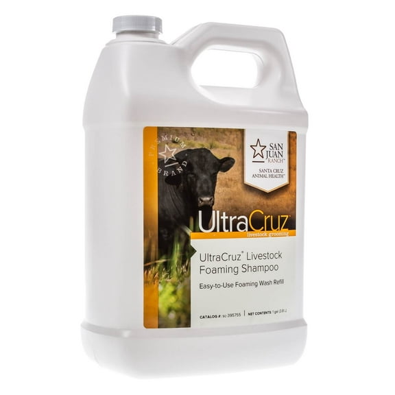 UltraCruz Livestock Foaming Shampoo, 1 gallon