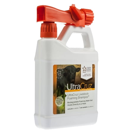 UltraCruz® Livestock Foaming Shampoo, 32 oz with Travel Applicator