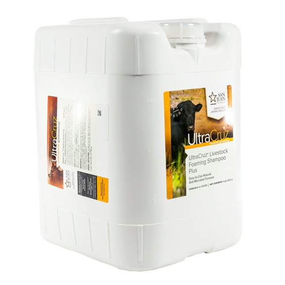 UltraCruz Livestock Foaming Shampoo Plus, 5 gal refill